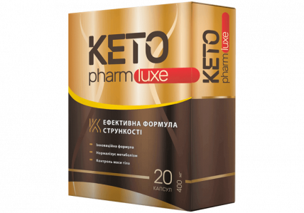Keto Pharm Luxe капсулы для похудения 